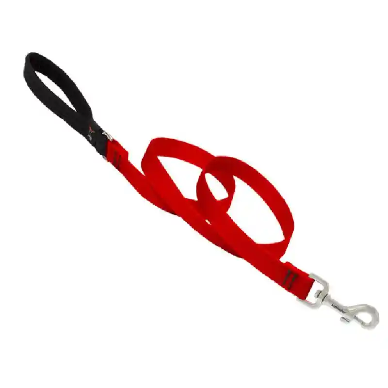 Lupine Solid Color Leads - 3/4" Red 6 Ft