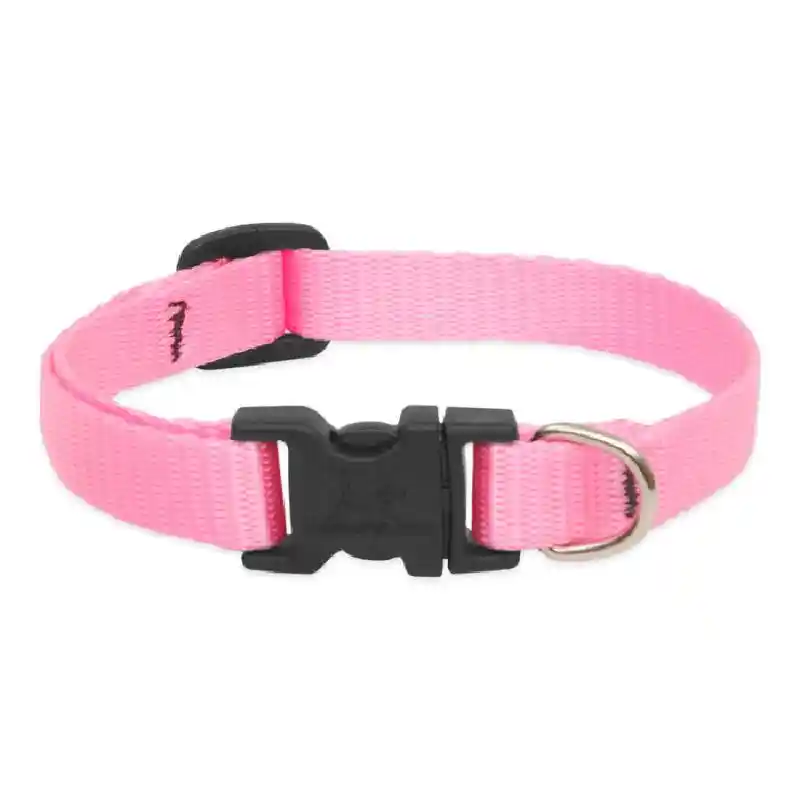 Lupine Adjustable Collar 1/2" 8-12" Pink