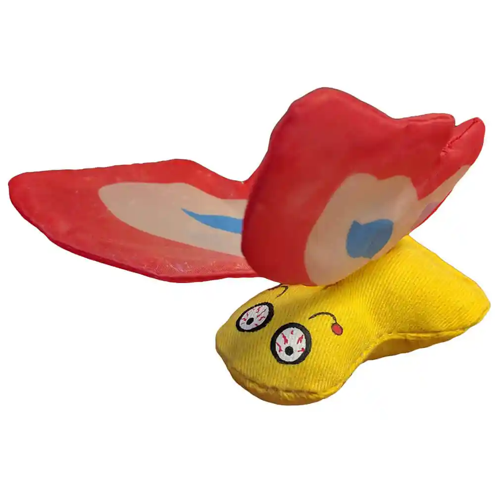 Yeowww Butterflies Cat Toy Red Color
