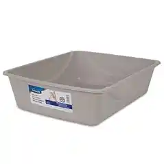 Petmate Cat Litter Pan Jumbo Gray Jumbo