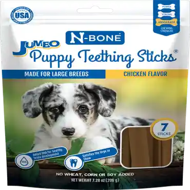 Puppy Teething Sticks - Chicken Flavor Jumbo
