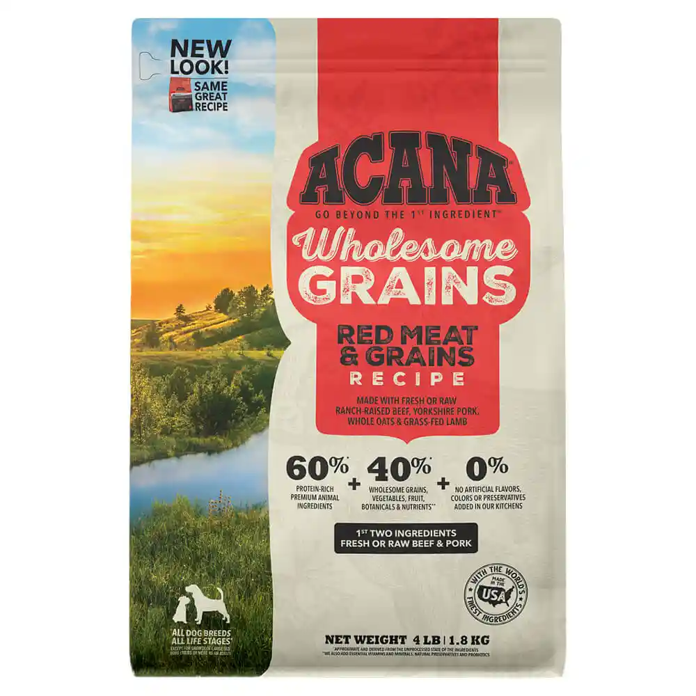 Acana Wholesome Grains Red Meat/grains 4-lb