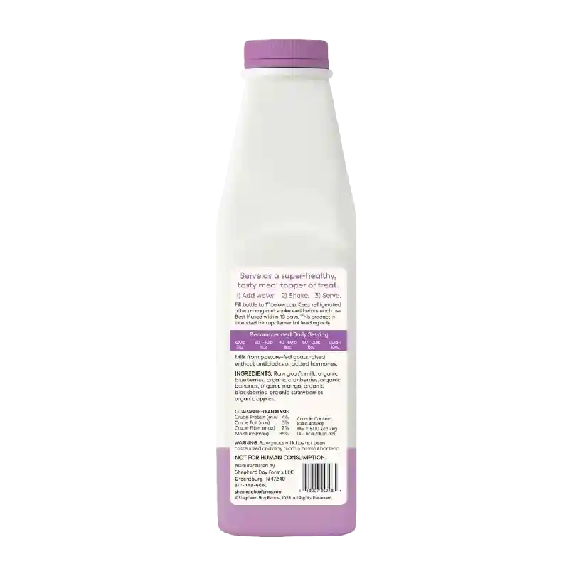 Shepherd Boy Farms Fd Raw Goats Milk Fruit Blend 1-oz