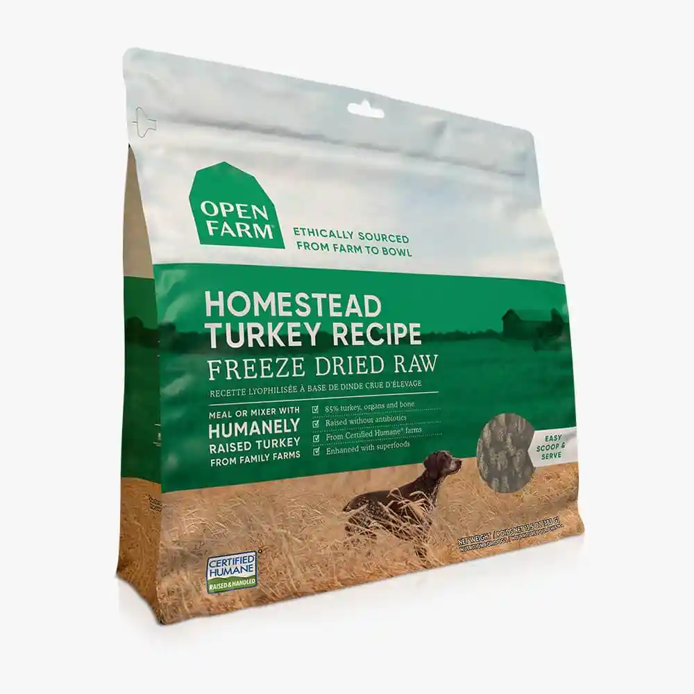 Homestead Turkey Recipe Fd Raw Dog Food 13.5-oz