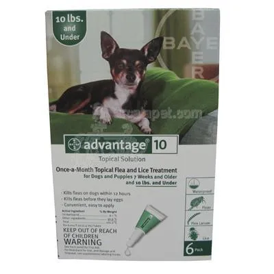 K9 Advantix Ii Small Dog 4-10 Lbs. 4 Pack