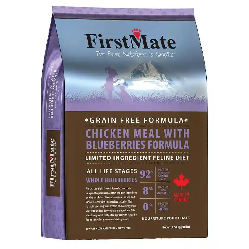 Firstmate Cat Grain Free Ckn & Blueberries 3.96-lb