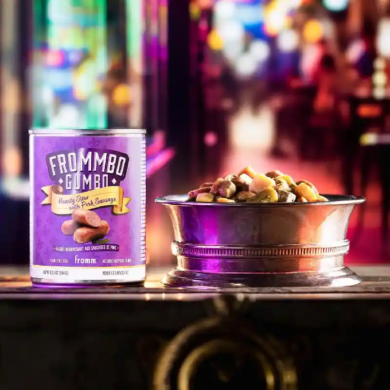 Fromm Dog Can Frommbo Gumbo Stew Pork Sausage 12.5