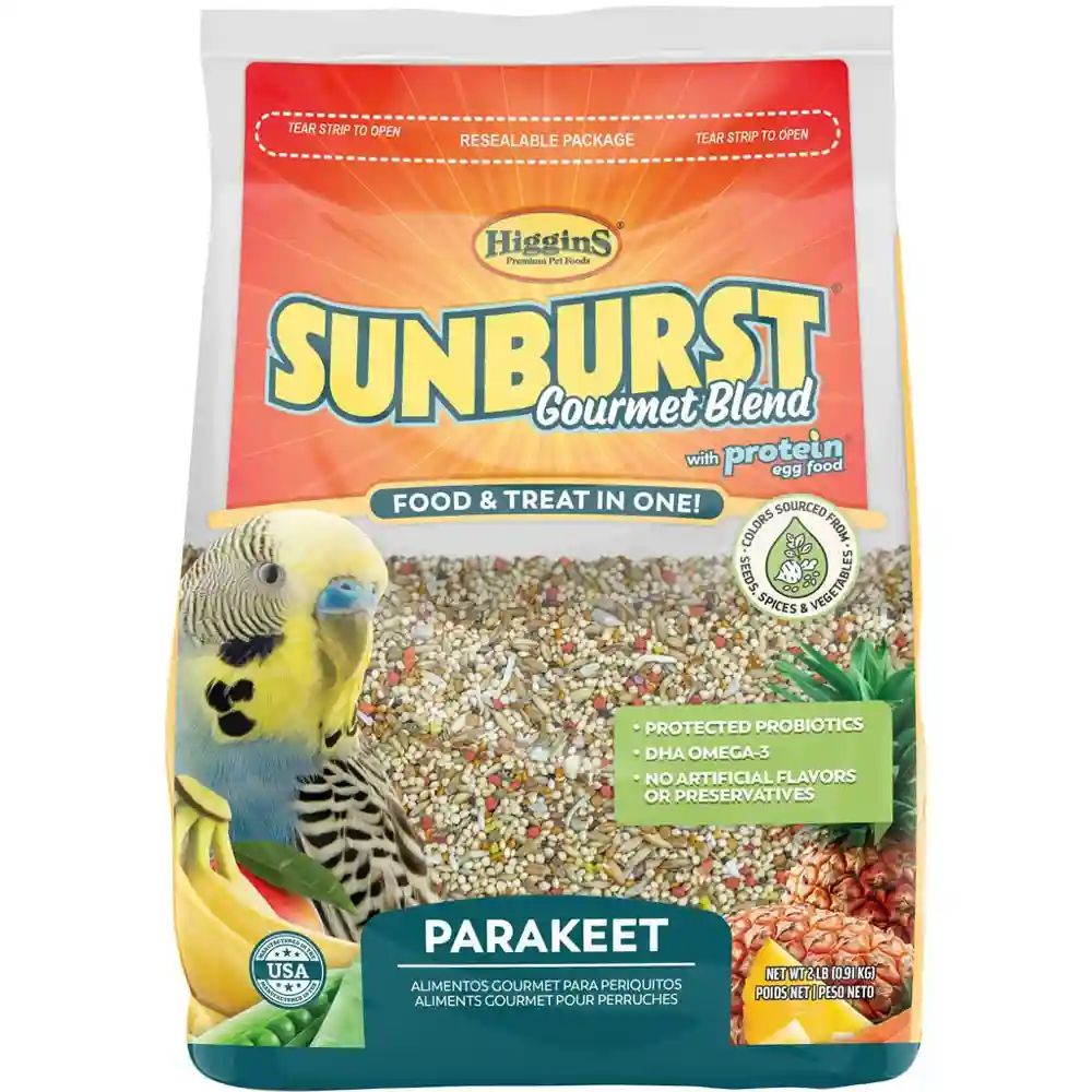 Sunburst Gourmet Blend Parakeet - 2lb Bag