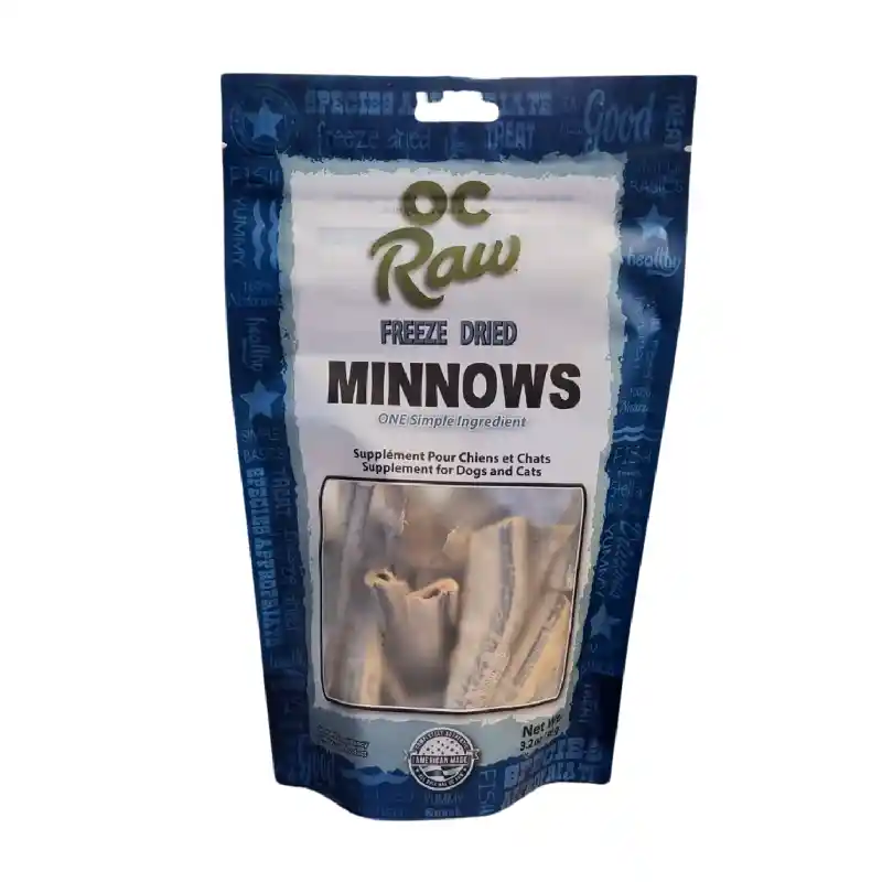 Oc Raw Freeze Dried Minnows 3.2-oz