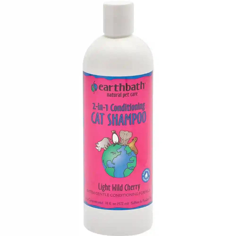 Earthbath Cat Shampoo 2-in-1 Cond Cherry 16-oz