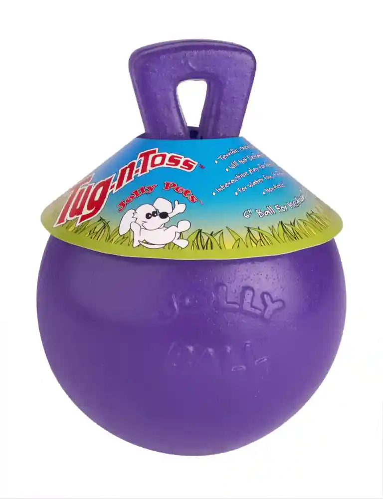 Tug N Toss Jolly Balls Assorted Colors 6"