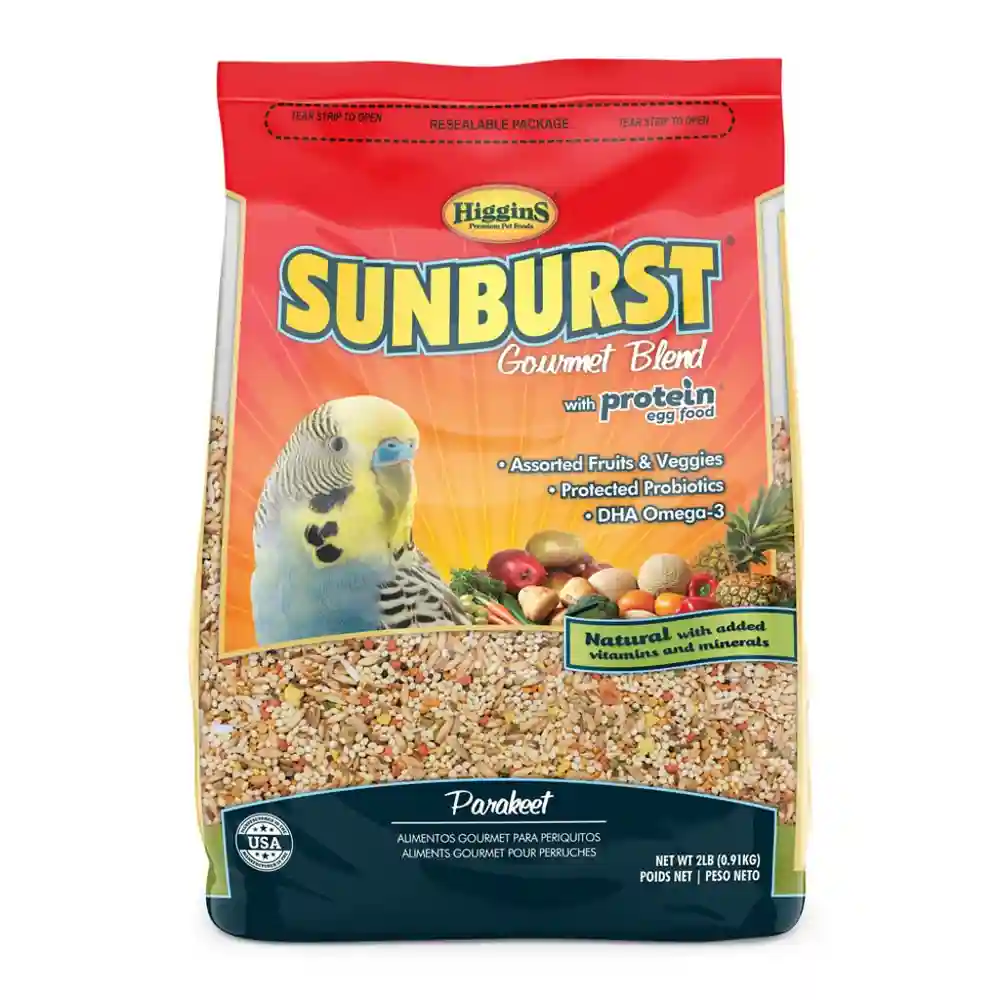 Sunburst Gourmet Blend Parakeet - 2lb Bag