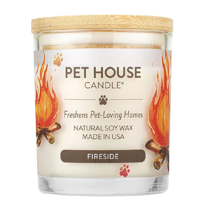 Pet House Candle Holidays Fur All Fireside