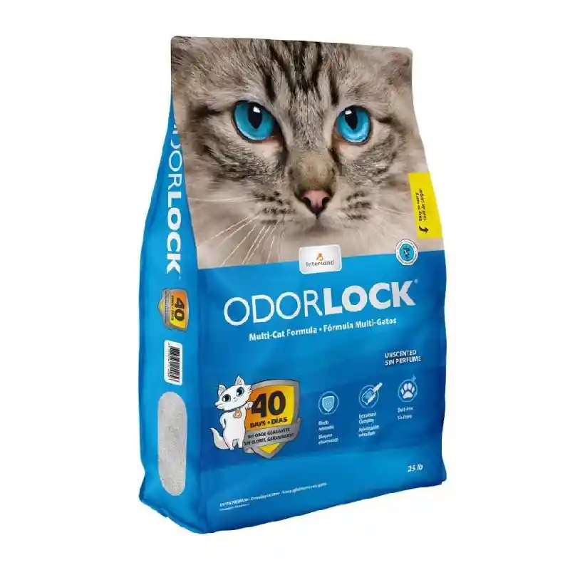 Intersand Odor Lock Unscented Cat Litter 25-lb