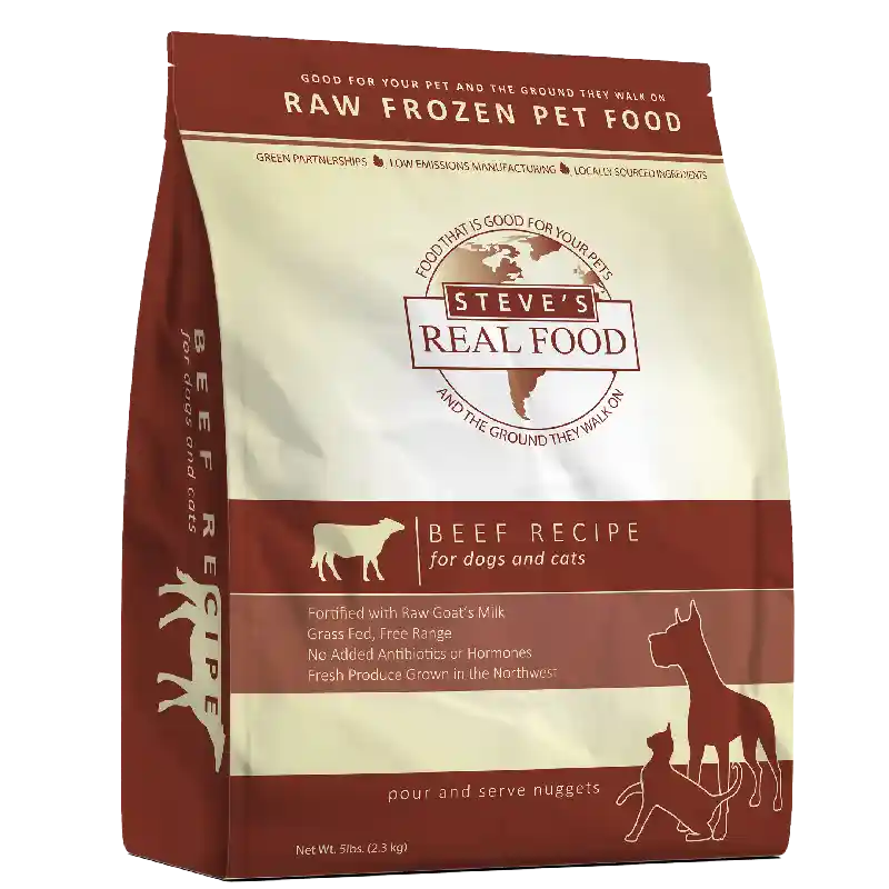 Steve's Real Food Frozen Beef Nuggets 5-lbs
