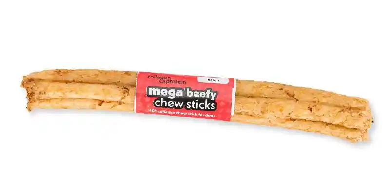 Frankly Pet 10in Mega Beefy Sticks (bacon)