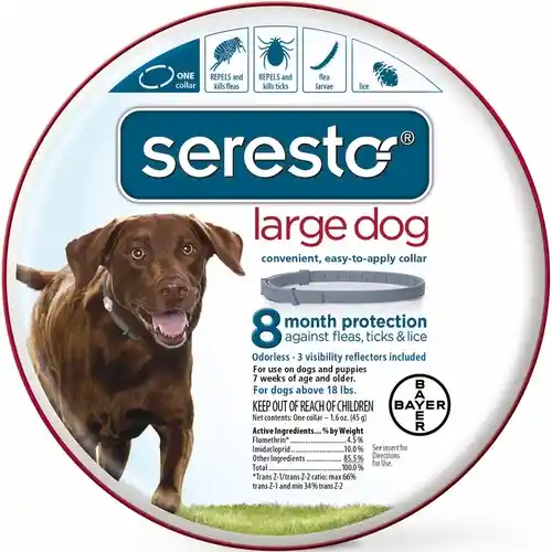 Seresto Dog Odorless Flea/tick Collar Over 18 Lbs
