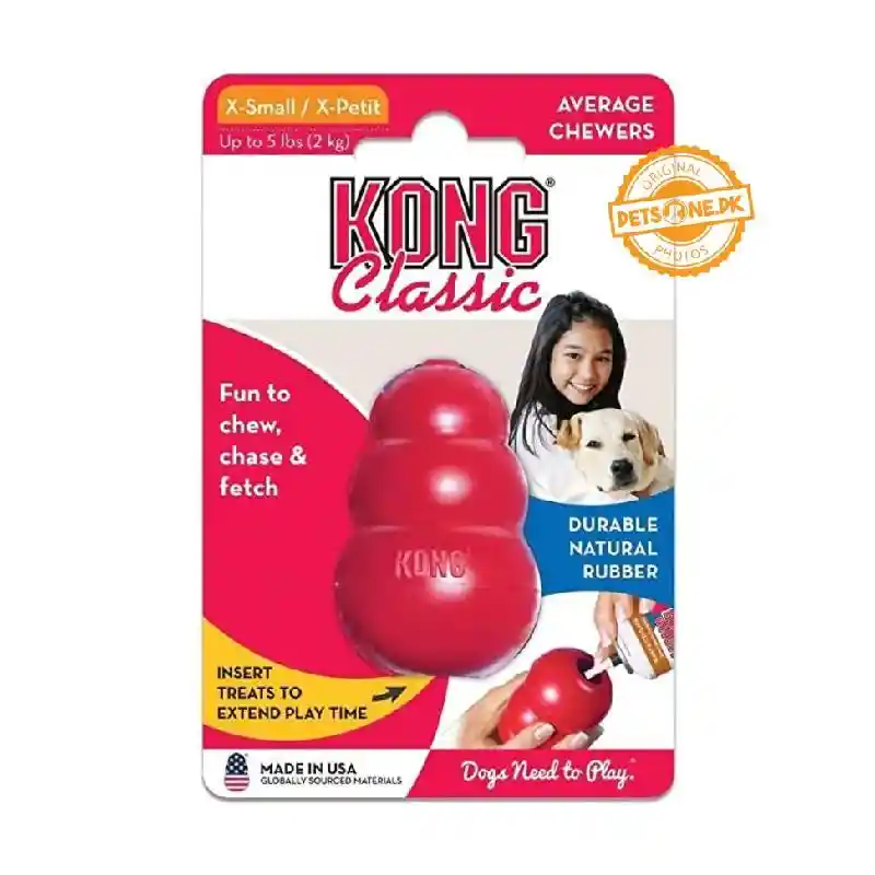 Kong Dog Toy Classic Red Small