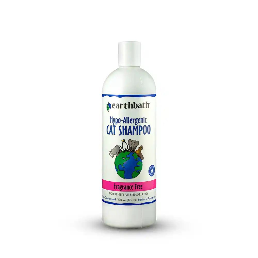 Hypo Allergenic Cat Shampoo Fragrance Free - 16-oz