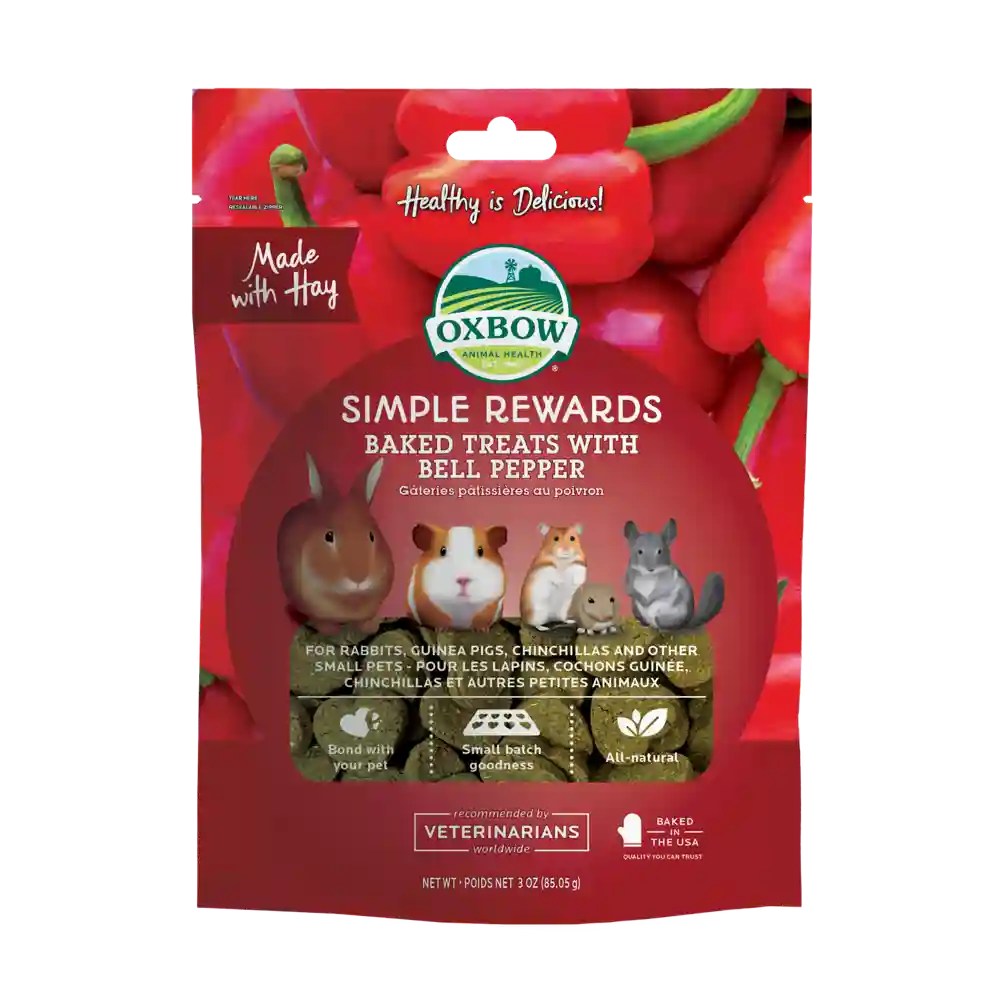 Simple Rewards Baked Treats With Bell Pepper - 2oz