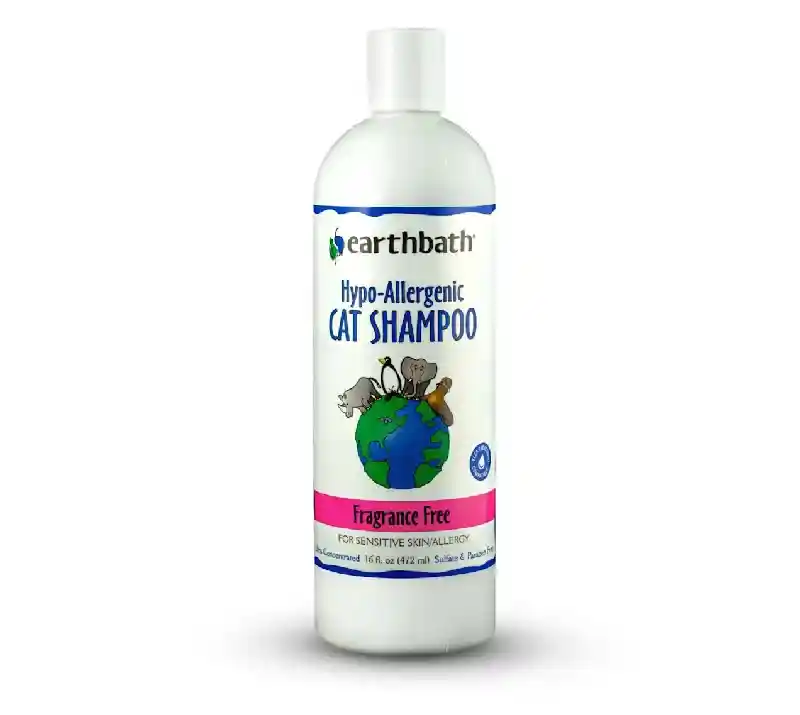 Hypo Allergenic Cat Shampoo Fragrance Free - 16-oz