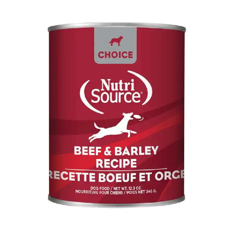 Nutrisource Dog Can Choicebeef & Barley 12/12.3 Oz