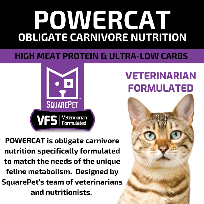 Squarepet Vfs Powercat Trky & Chkn Feline 4.4-lb