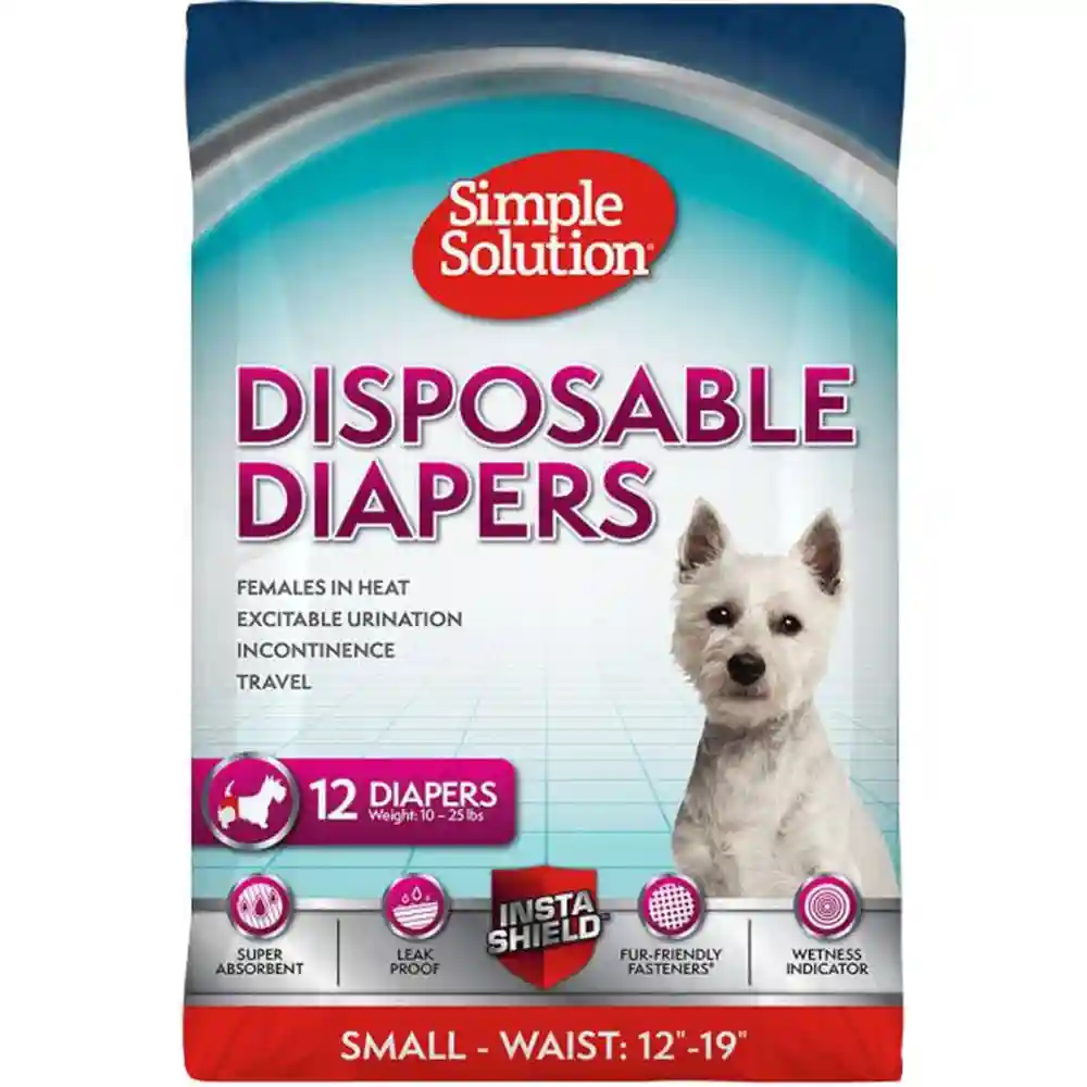 Simple Solution Disp. Diapers 12-pack Small