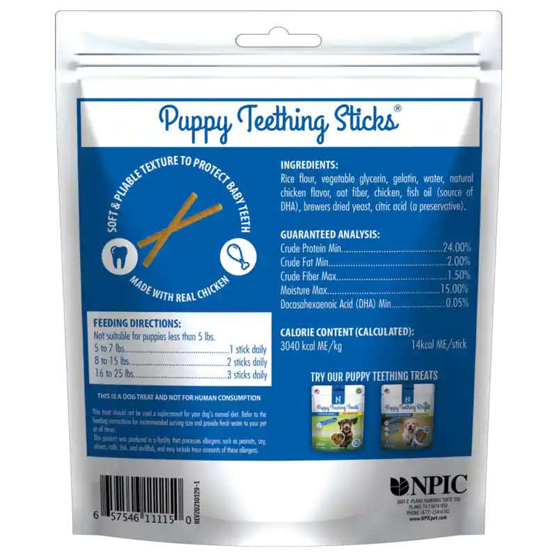 N-bone Puppy Teething Sticks Chicken 3.74-oz