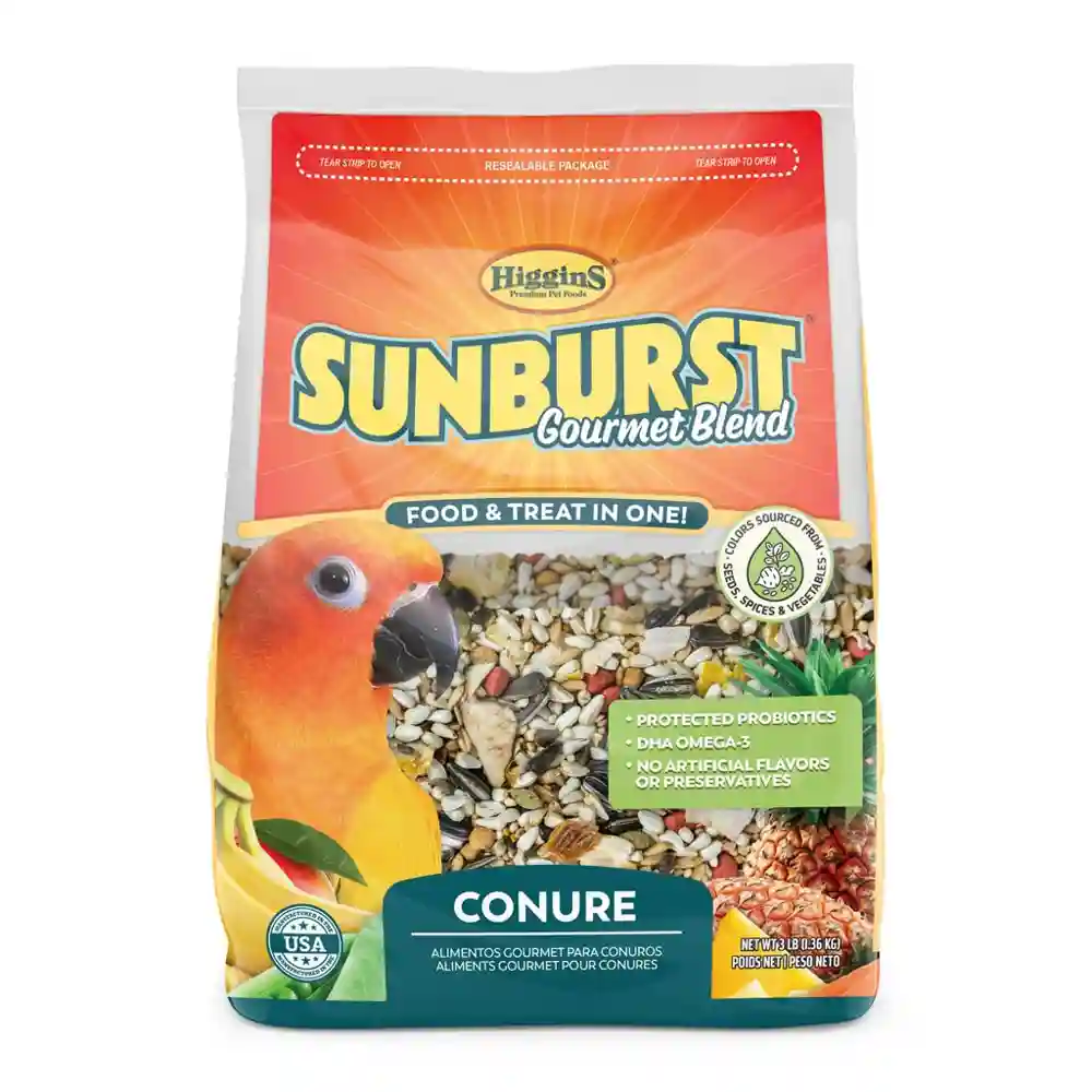 Sunburst Gourmet Blend Conure - 3lb Bag