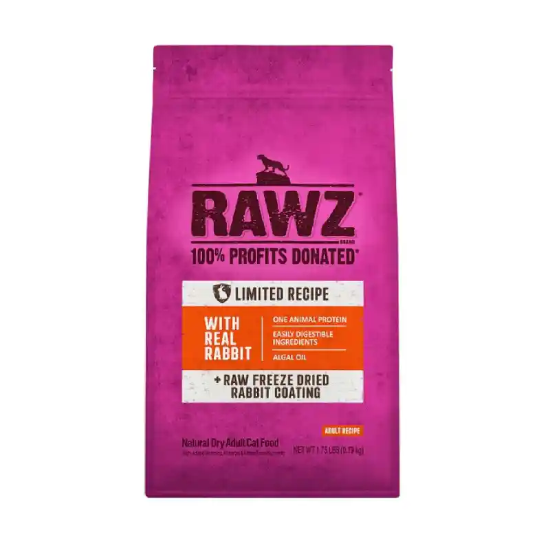 Rawz Cat Lid Rabbit 1.75#