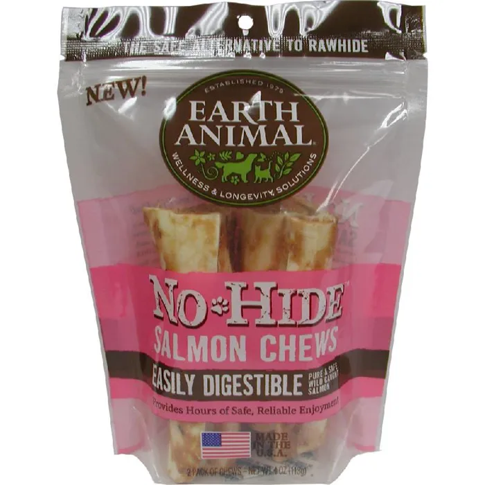 Rawhide Alternative Slmn Chews 4", 2-pack