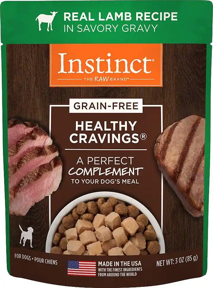 Instinct Cravings Gf Lmb Meal Topper Pouches 3-oz