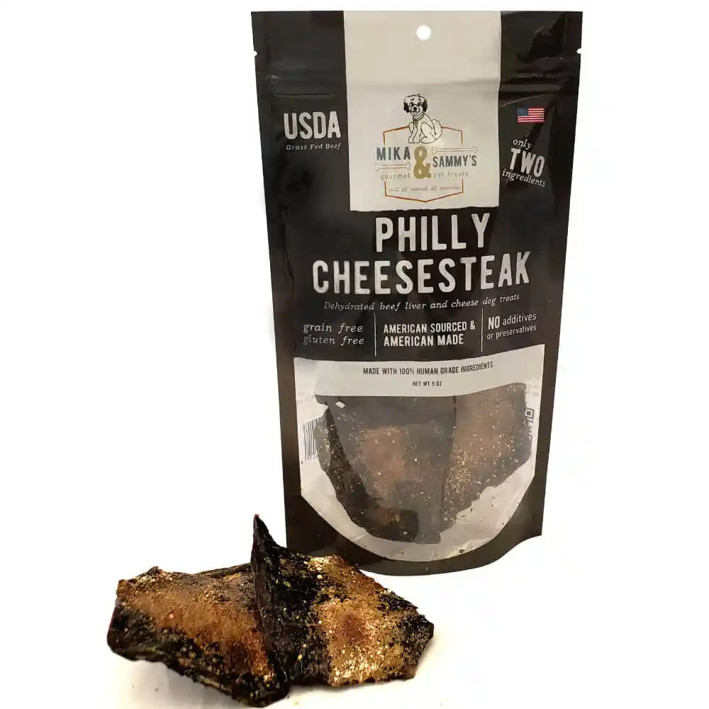 Dehydrated Jerky Philly Cheesesteak Dog Trt 5-oz
