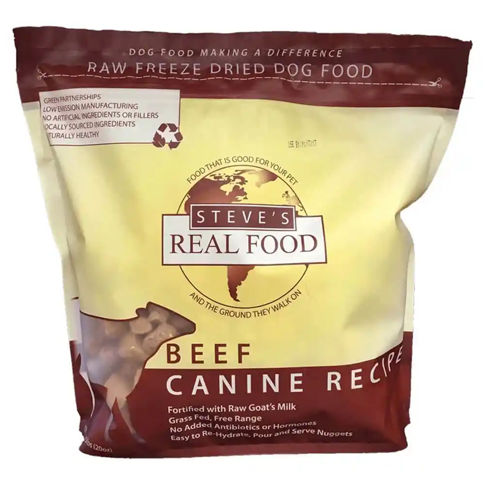Steve's Real Food Freeze Dried Nuggets Beef 1.25lb