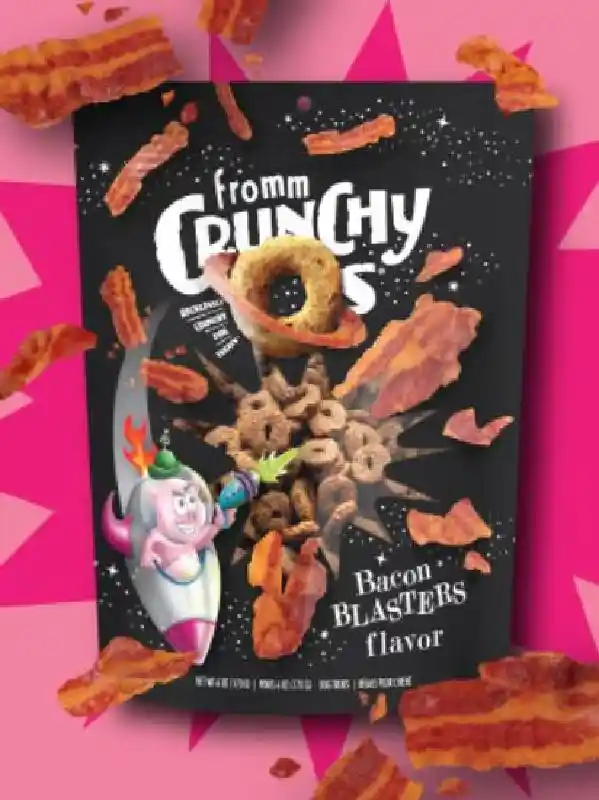 Fromm Dog Crunchy Os Bacon Blasters Treat 26-oz