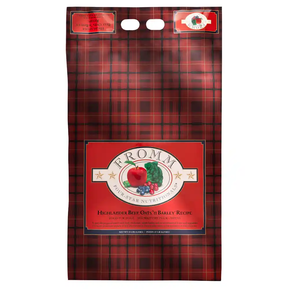 Fromm Dog Four Star Highlander Beef Barley 12-lb