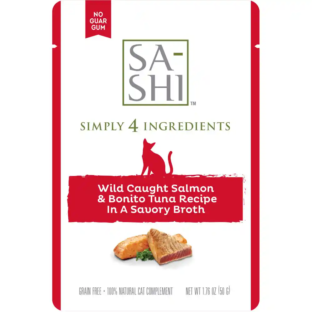 Rawz Cat Sa Shi Gf Salmon Tuna Shred Pouch 1.76 Oz
