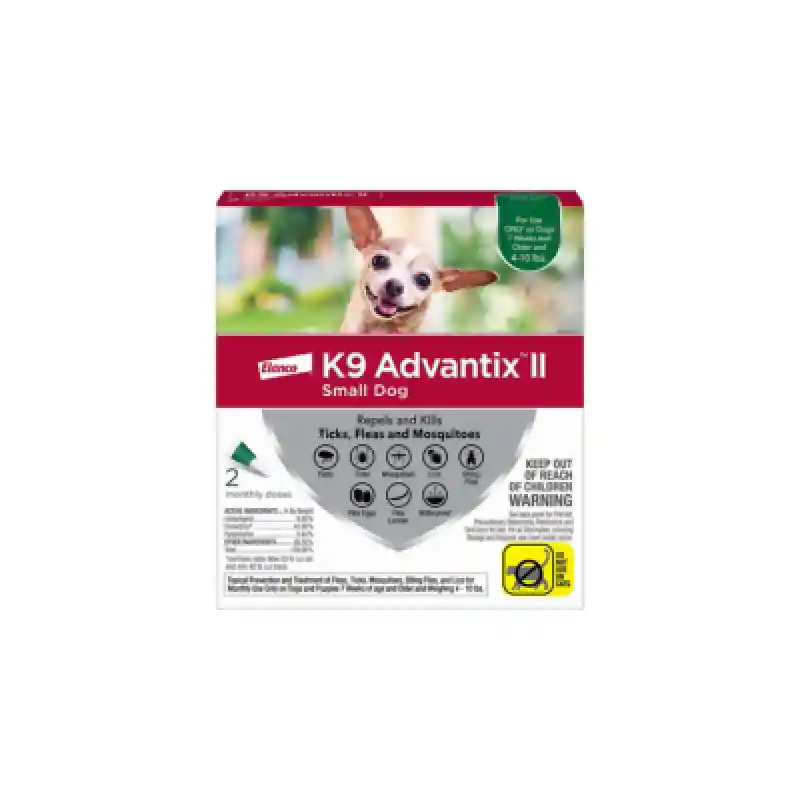 K9 Advantix Ii Small 4-10 Lbs 2 Pk