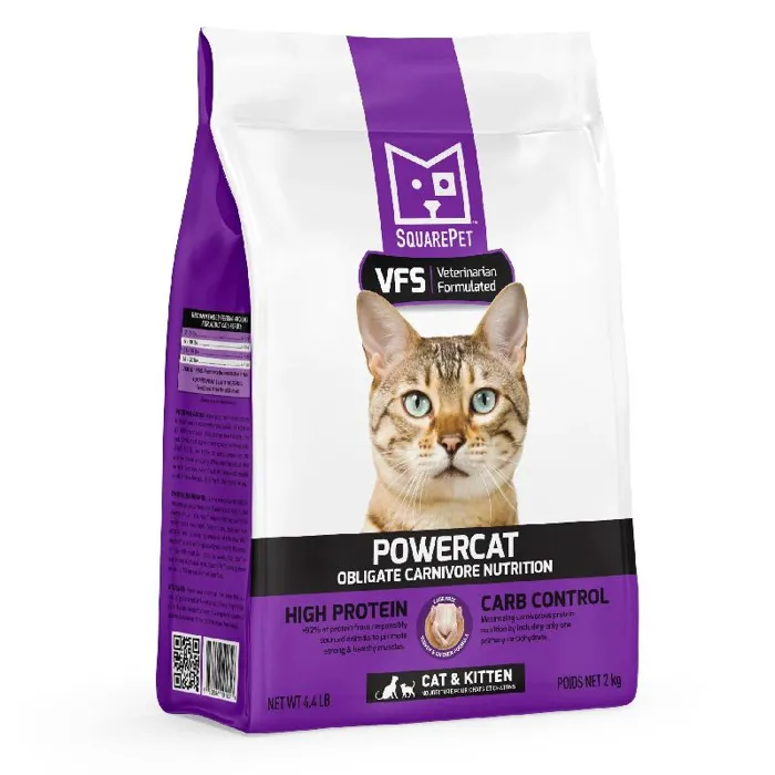 Squarepet Vfs Powercat Trky & Chkn Feline 4.4-lb