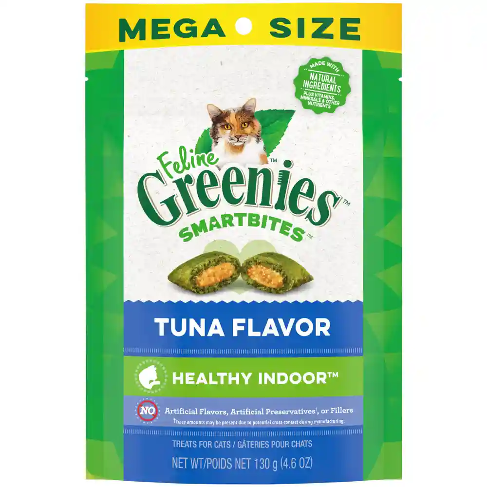 Smartbites Healthy Indoor Cat Treats Tuna - 4.6-oz