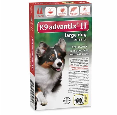 Advantix Ii Large Dog 21-55 Lbs 2 Pk