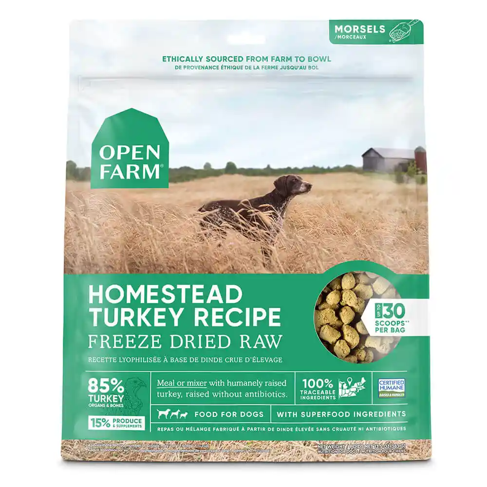 Homestead Turkey Recipe Fd Raw Dog Food 13.5-oz