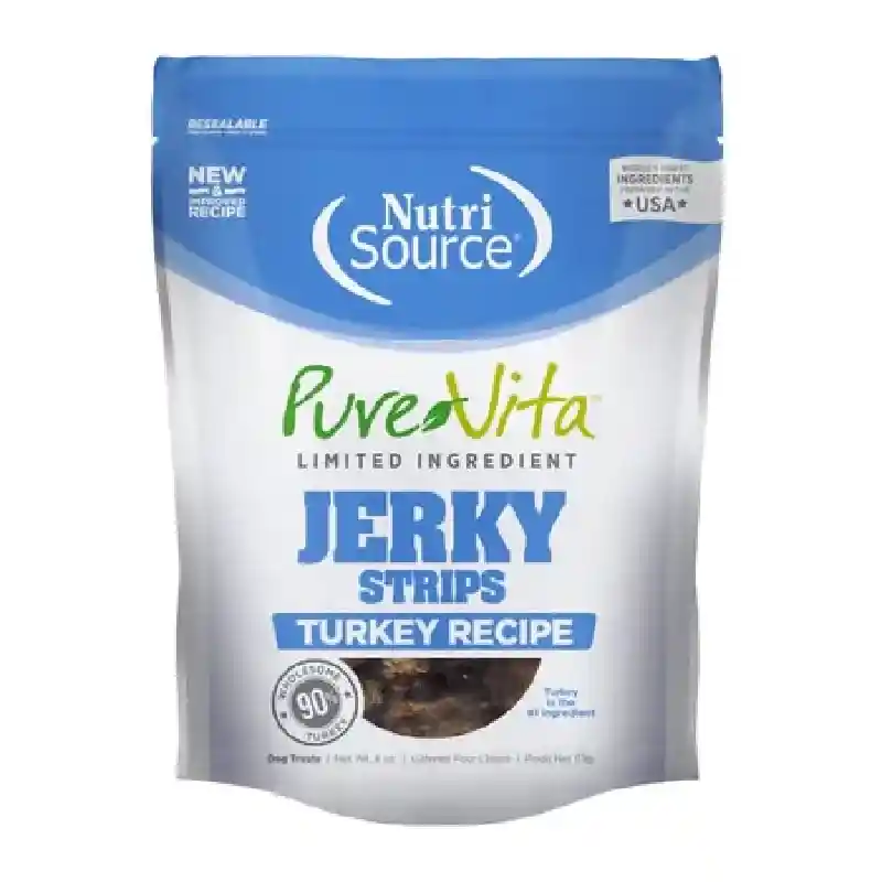 Pure Vita Lid Turkey Jerky - 4oz
