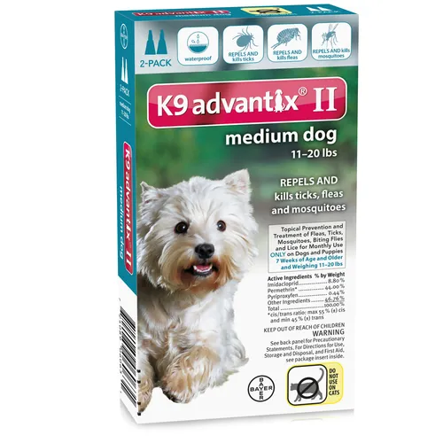 K9 Advantix Ii Medium Dog 11-20 Lbs 2 Pk