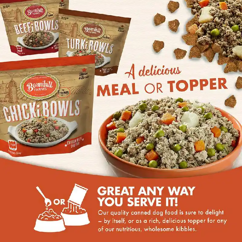 Fromm Bonnihill Dog Frozen Chickibowls 16-oz Roll