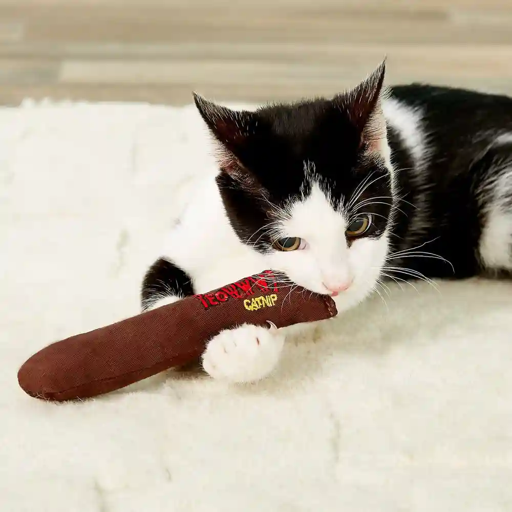 Yeowww! Cat Catnip Cigar Brown Toy 7"
