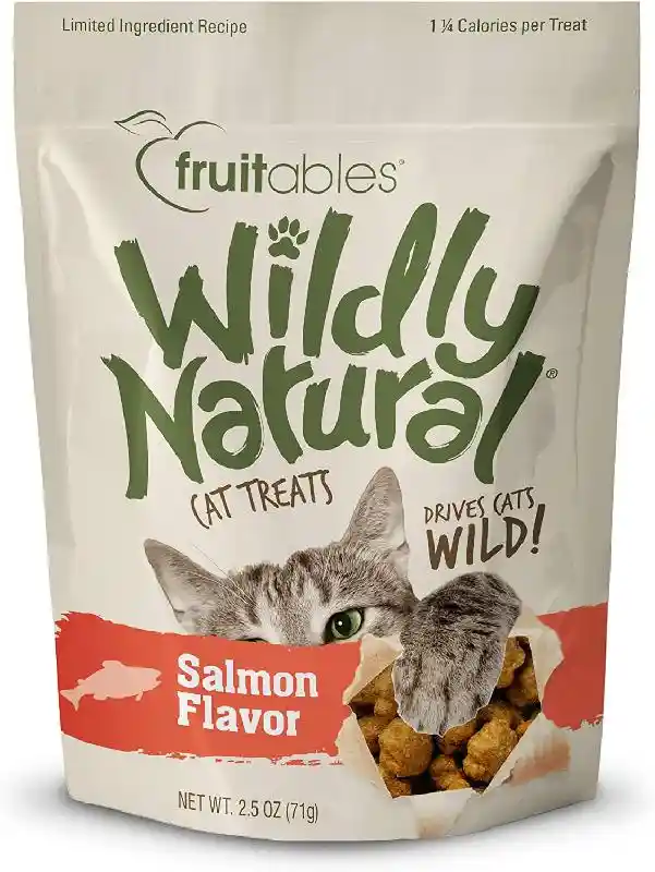 Fruitables Wildly Natural Cat Salmon Treats 2.5-oz