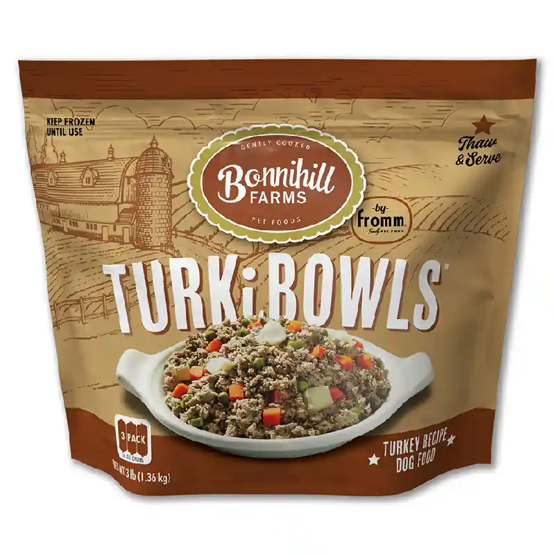 Fromm Bonnihill Dog Frozen Turkibowls 16-oz Roll