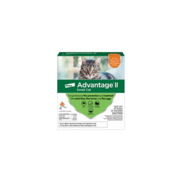 Advantage Ii Cat Small 5-9 Lbs. 4 Pk